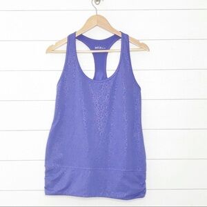 Zella || Easy Racerback Tank Mesh Purple Large